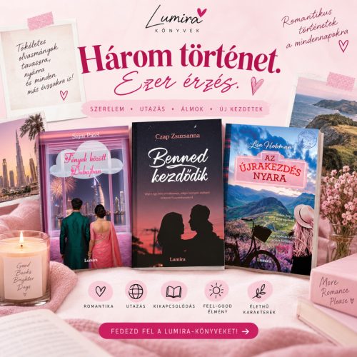 Lumira all-time könyvcsomag + ajándék meglepetés illatgyertya és könyvjelző!
