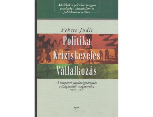 Fekete: Politika - kríziskezelés - vállalkozás