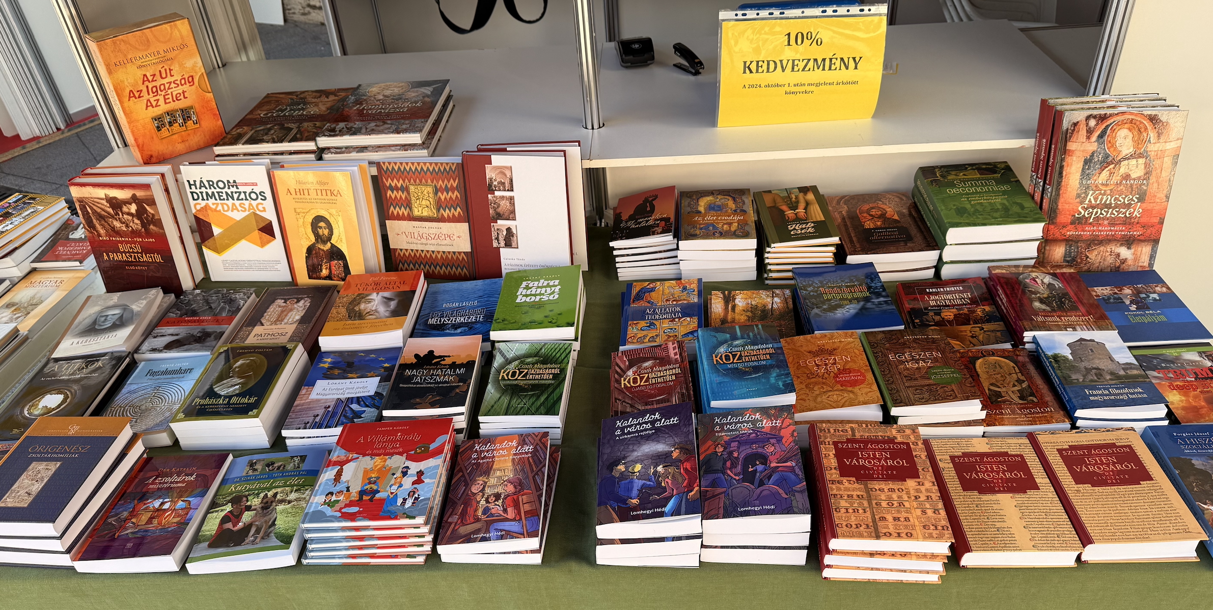 Kairosz Kiadó az Ünnepi Könyvhéten 2025-ben